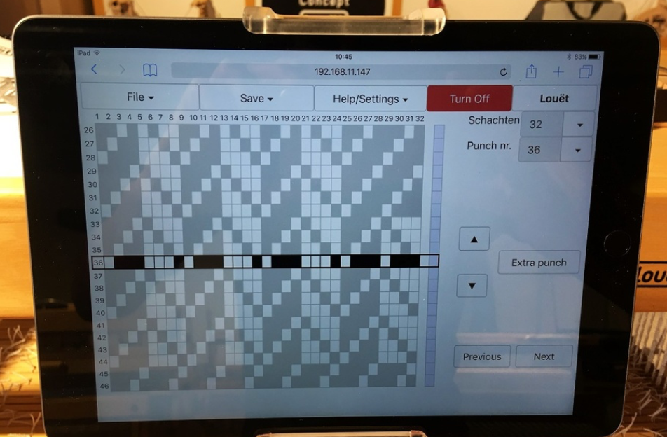 Louët Dobby 2.0 Computer (Megado) für 16 oder 32 Schäfte