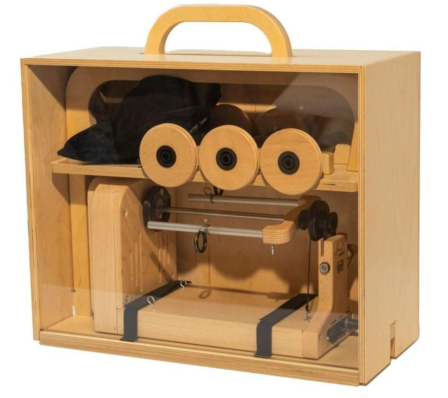 Louët Jenn-E die E-Spinnmaschine inklusive Tasche oder Koffer mit Zubehör